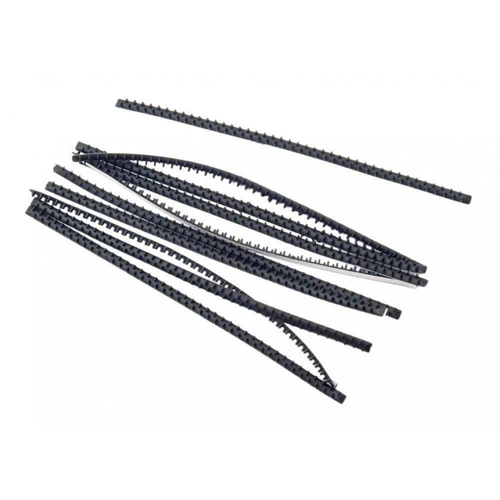2X 10 Pieces Rubber Gum Hair Hoops Fittings No Slip DIY Hair Band Accessories