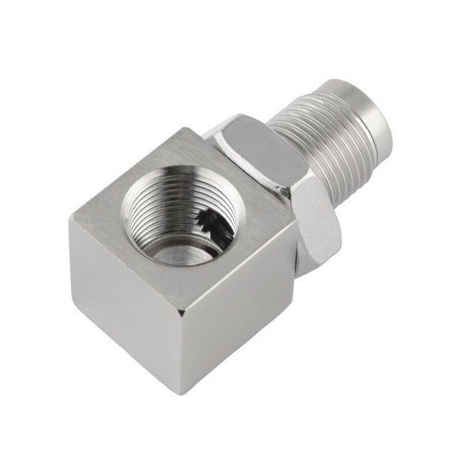 Universal Oxygen Sensor Extender 90 Degree 02 Bung Extension Catalytic Converter