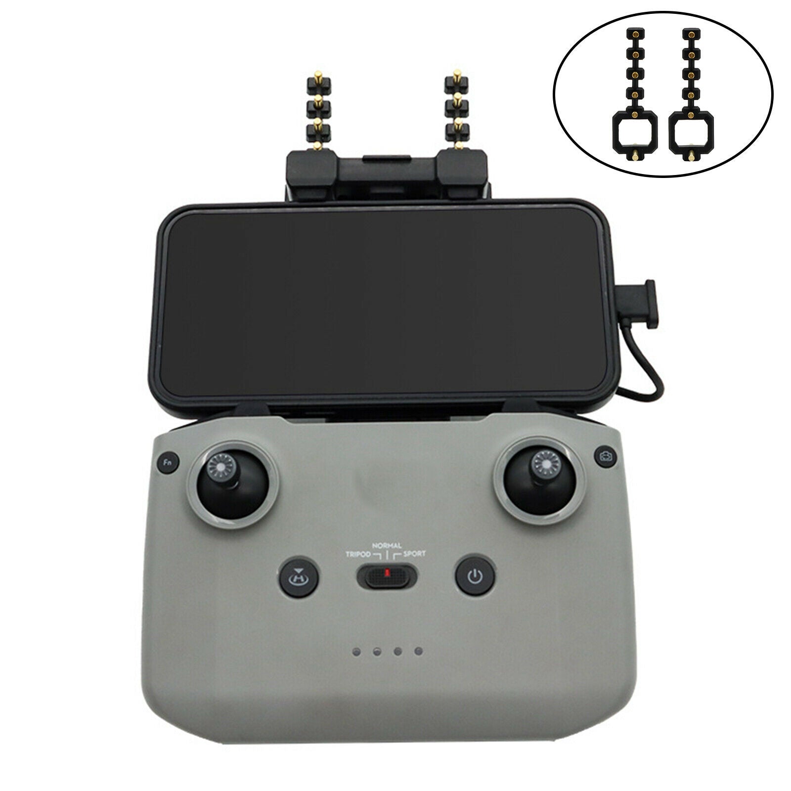 1-Pair Remote Controller Yagi Antenna Signal Booster Range Extender for DJI