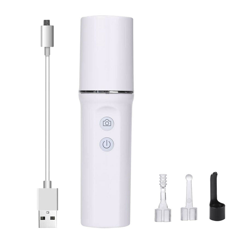 WiFi Wireless Visual Earpick HD Earwax Clean Tool Cleaning Scoop 5.3mm White