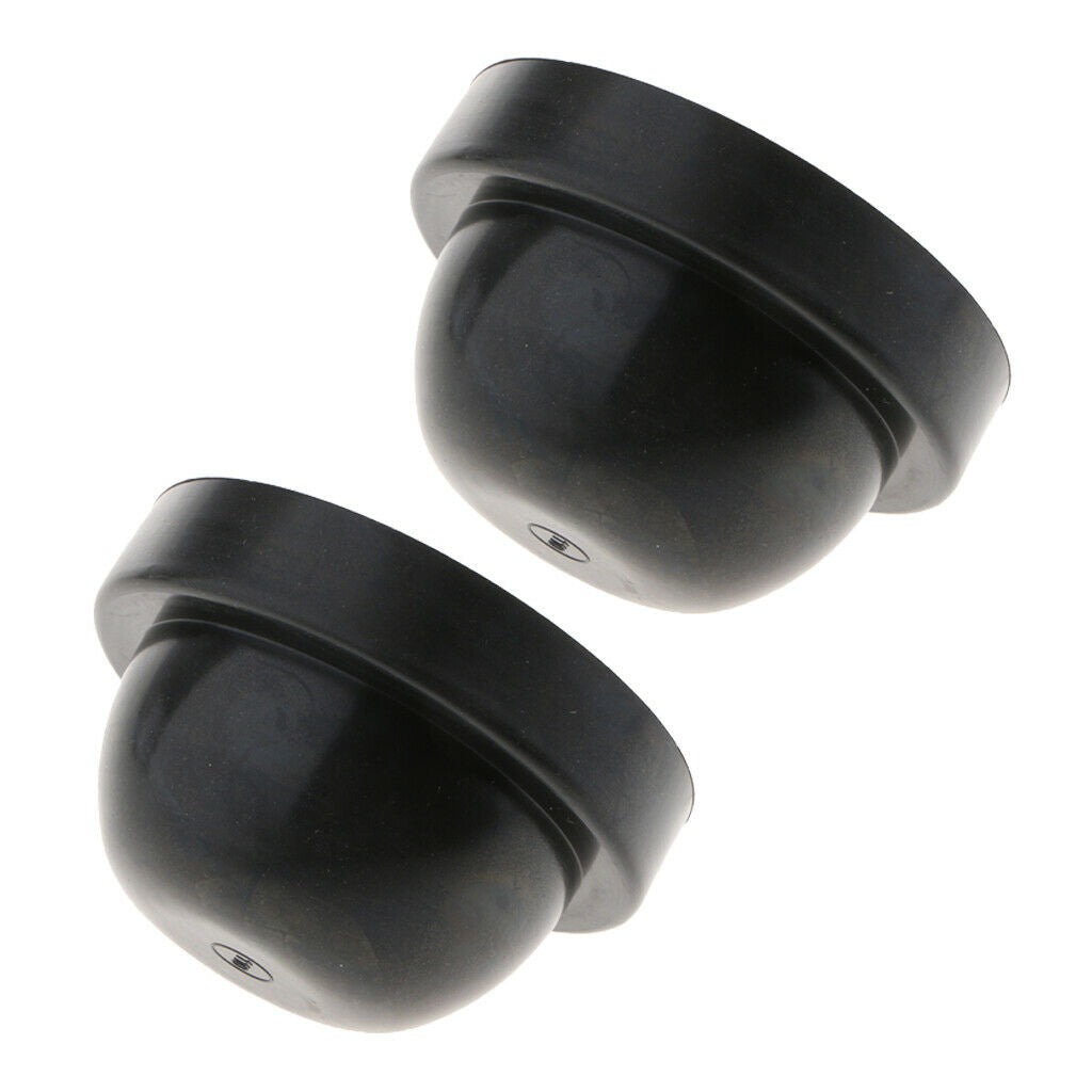 2x Rubber Conve LED Headlight Housing Seal Cap Dust Cover for Car 110X65mm