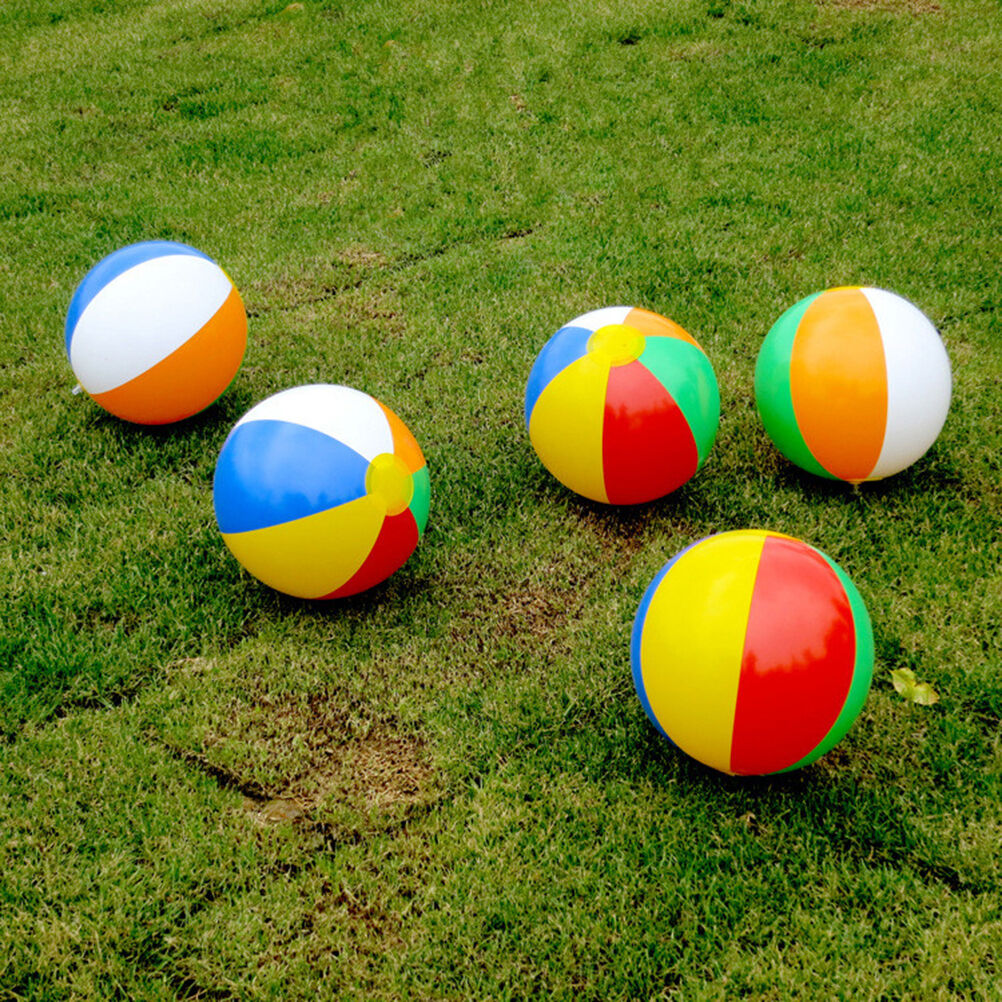 1Pcs Beach Pool Ball Inflatable Aerated Air Stress Water Educational Toys XC