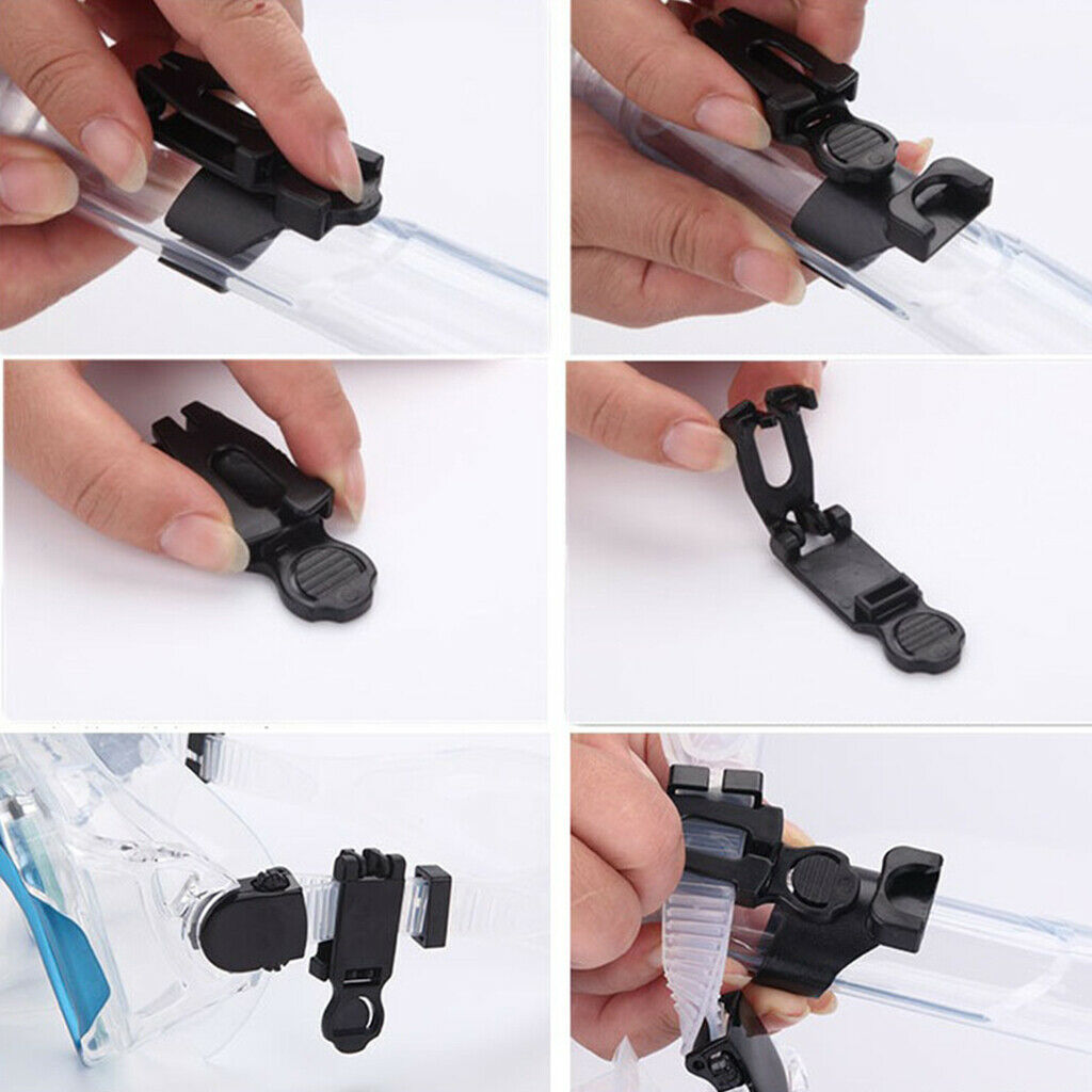 Heavy-Duty Snorkel Holder Buckle Breathing Plug Tube Clip