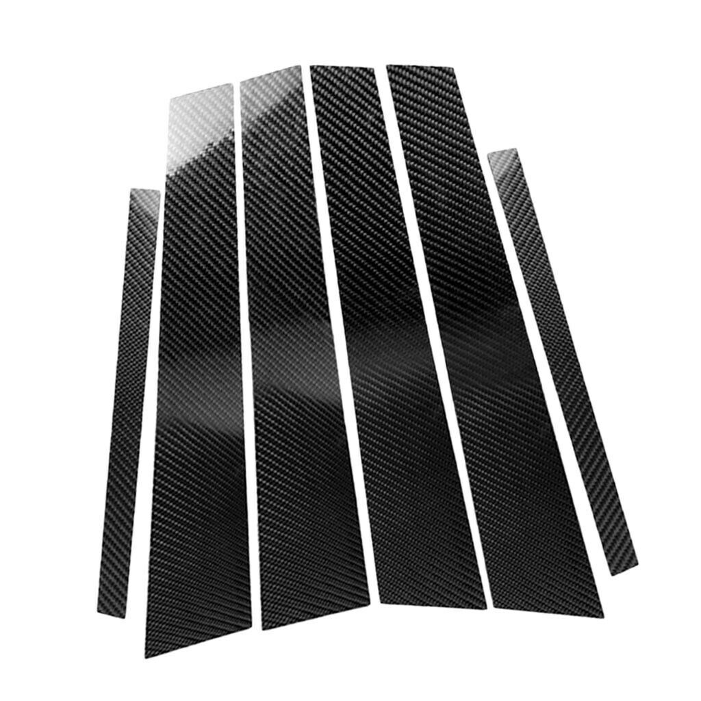 Black Window Pillars Covers Trims For BMW 3 5 Series E90 F30 F10 F20 E71