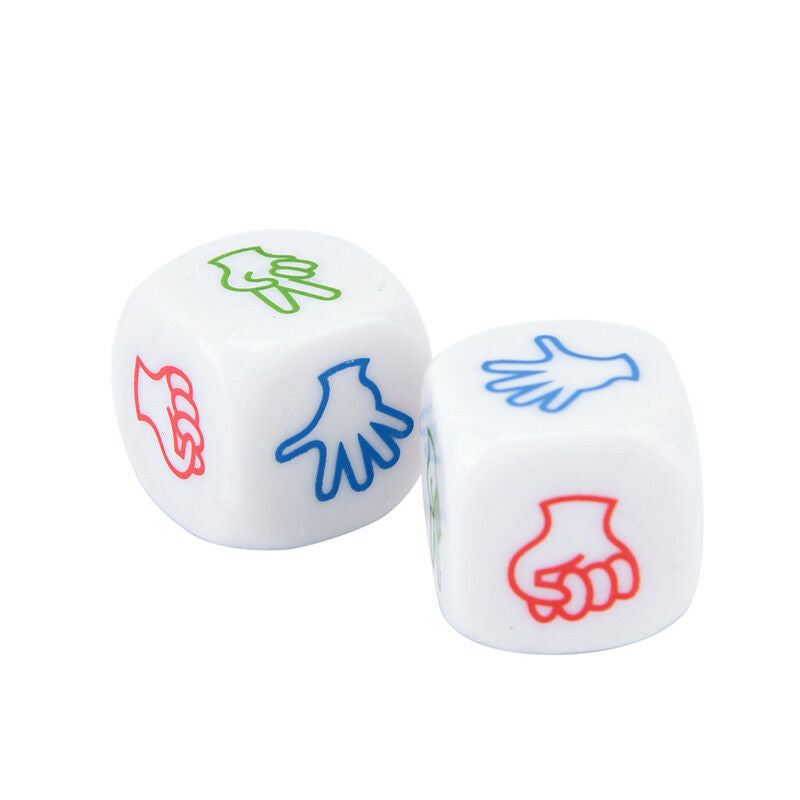 2Pcs Finger Guessing Game Dice Toys Scissors Stone Family Party Board Gam.l8