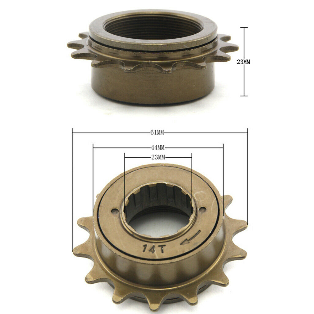 Bike Freewheel Cog BMX Single Speed Flywheel Sprocket Components Parts