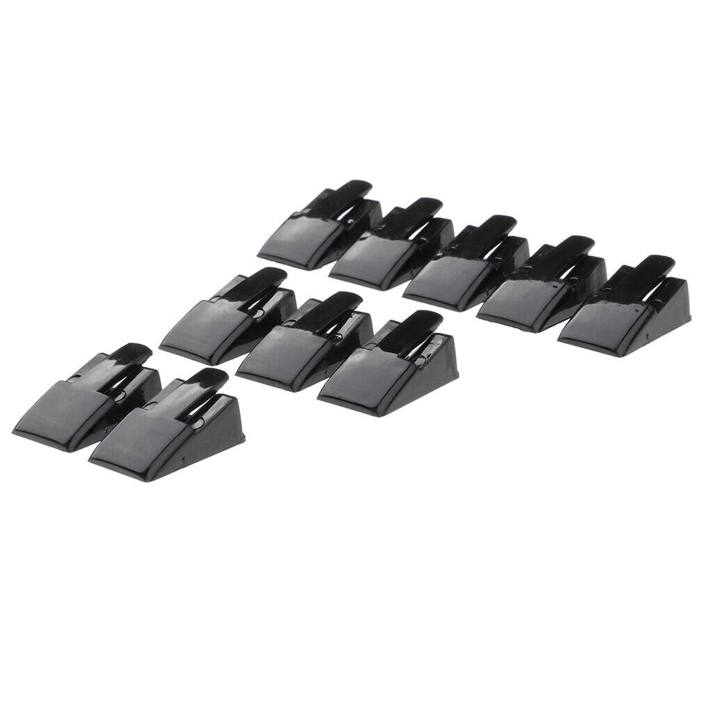10x PP Durable Finger Rings Display Storage Holders for Showcase Accessories