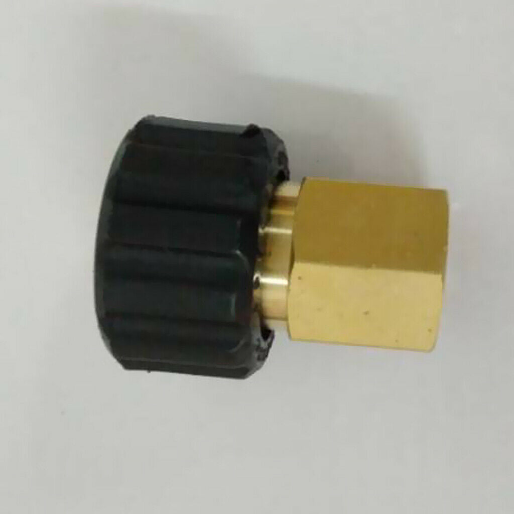 Pressure Washer Twist Connect Adapter Connector 22mm Male X 3/8" Female