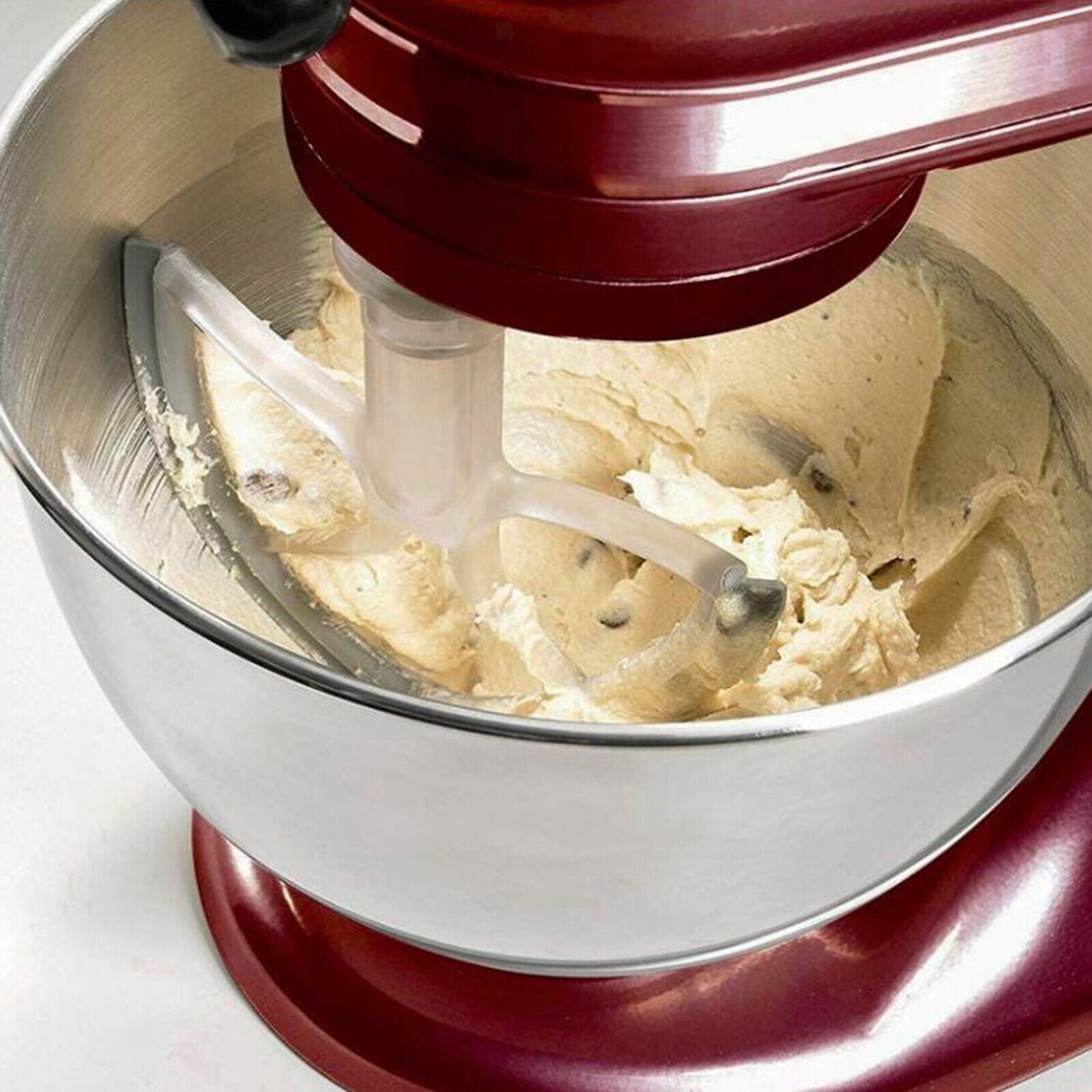 Household Flex Edge Beater Silicone 6-Quart Tilt-Head Stand Mixer Cooking