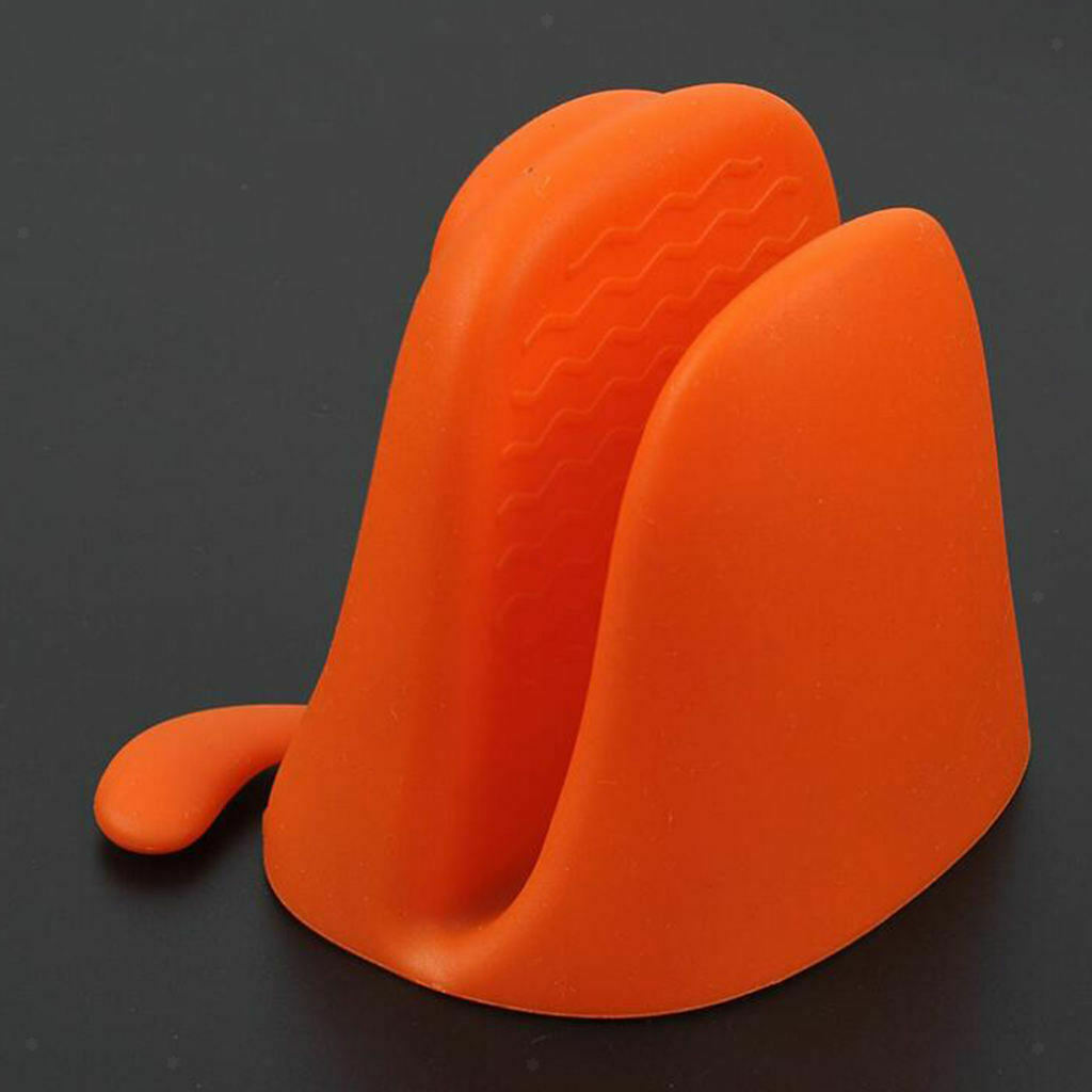 Silicone Hot Pot Holder Oven Gloves Mini Oven Mitts Cooking Kitchen Grips