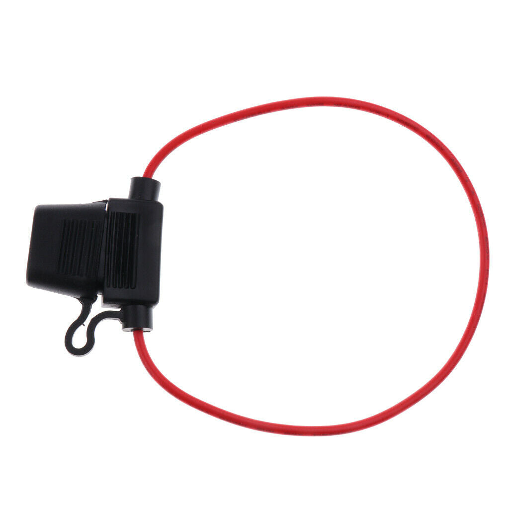 10 Pieces Car Automotive Waterproof Blade Fuse Holder Harness Block 18AWG