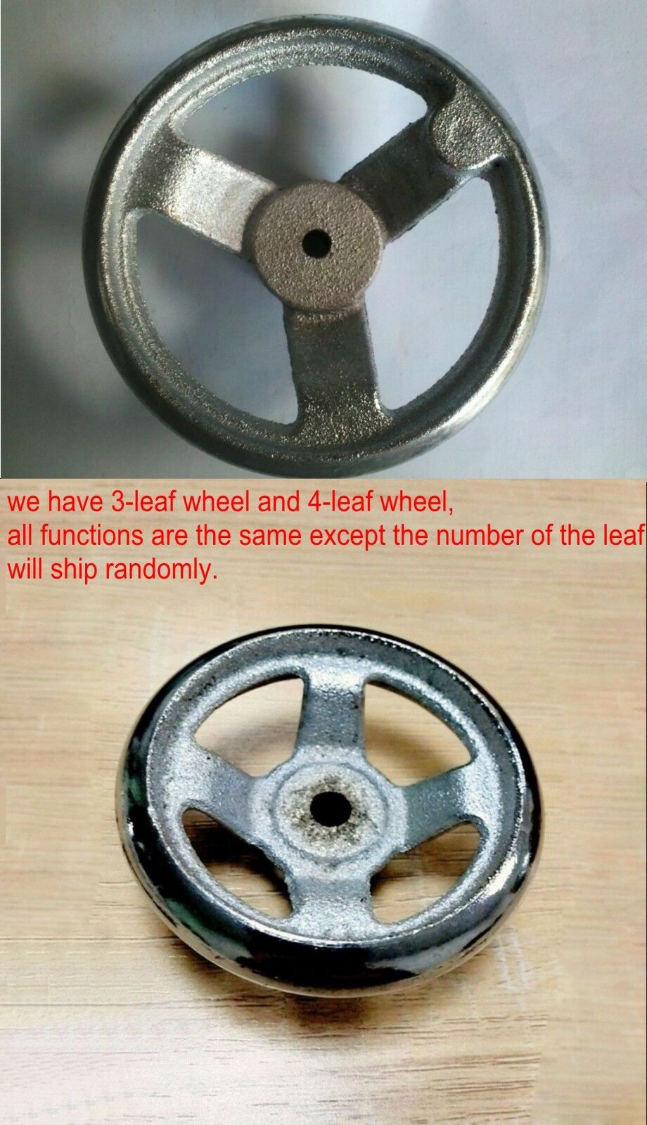1Pcs 3 " Chrome-plating Milling Lathe Resettable Tailstock Handwheel OD 69mm