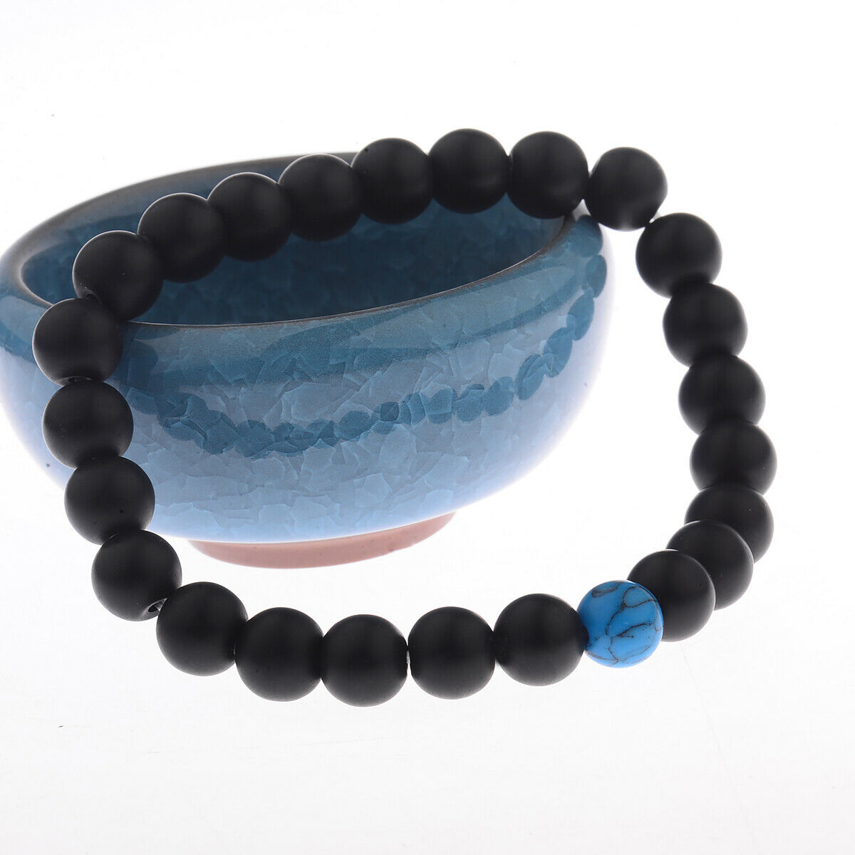 Couple His & Hers Distance Bracelet Lava Bead Matching YinYang Jewelry Fashion