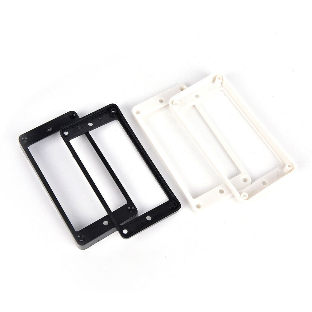 2pcs Humbucker Bridge Pickup Mounting Ring Frame Surround for Guitarblack.l8