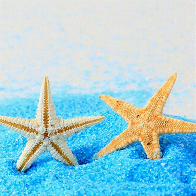 100Pcs Cute Small Mini Starfish Lot Sea Star Shell Beach Decor Craft DIY Making