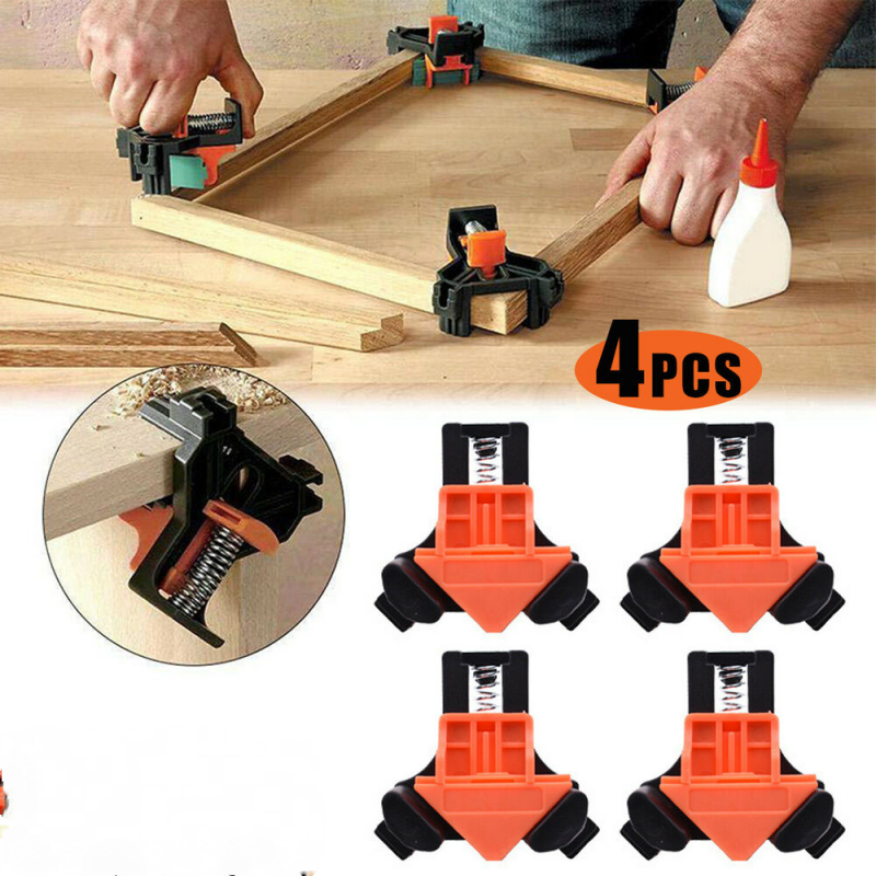 Woodworking Hand Tools 4 Pcs/set 90 Degree Right Angle Clip Angle Fixer