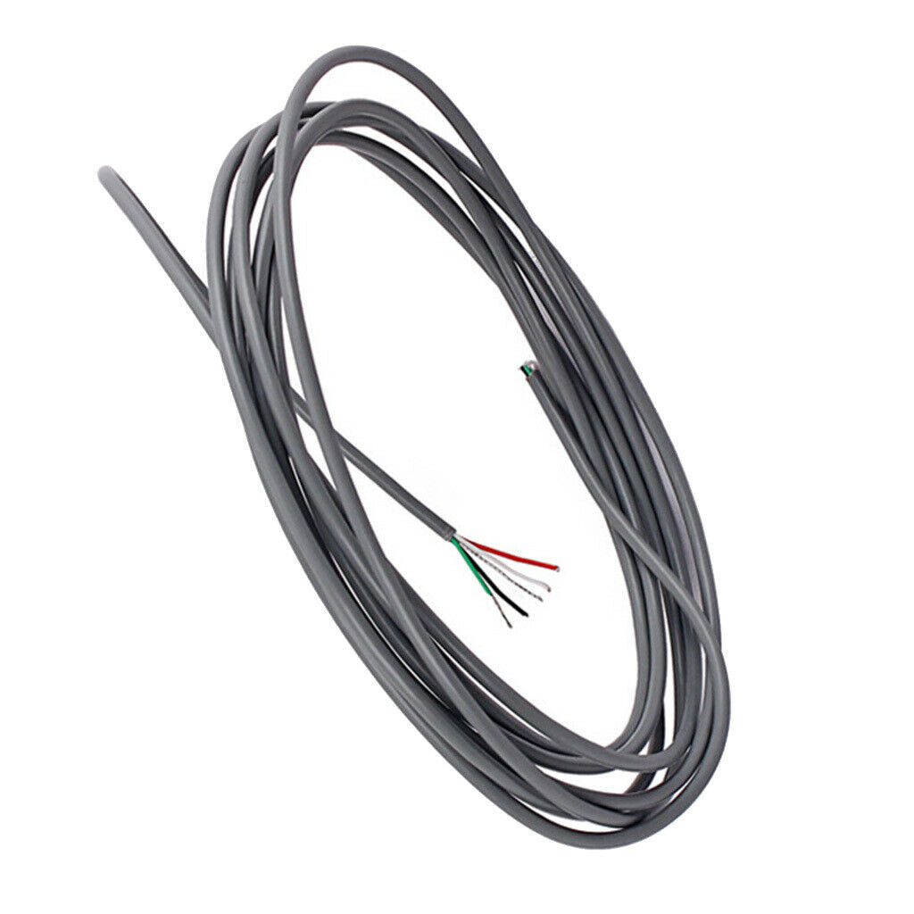 Shielded 5-Conductor Guitar Circuit Wire hookup wiring 10-Foot 26 AWG ,Black
