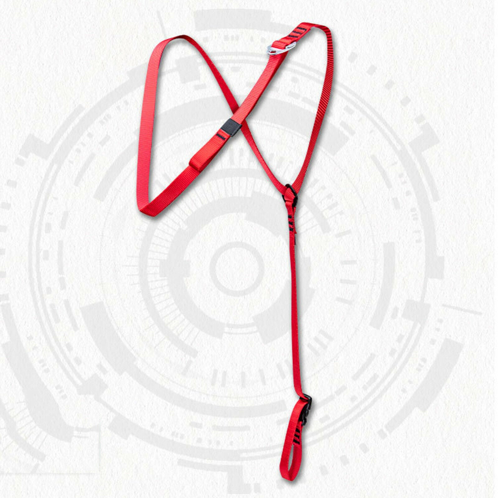Climbing Chest Ascender Adjustable Lightweight Shoulder Strap Rescuing Aider