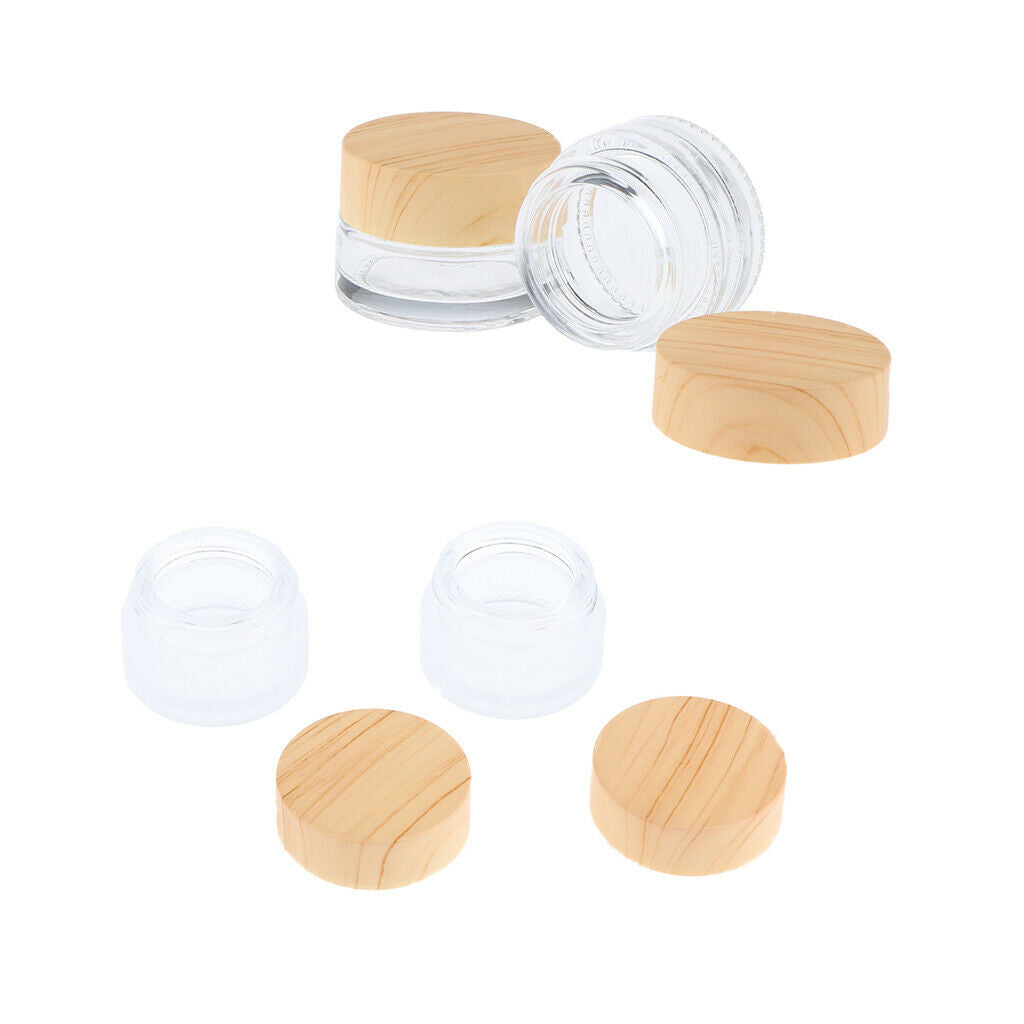 4Pcs Empty Jar Mini Cosmetic Bottle  Make Up Tin Lotions Container 5g