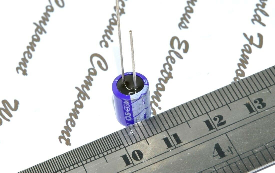 10pcs - SANYO 22uF 25V OSCON(OS-CON) Radial Aluminum Solid Capacitors -25SC22M