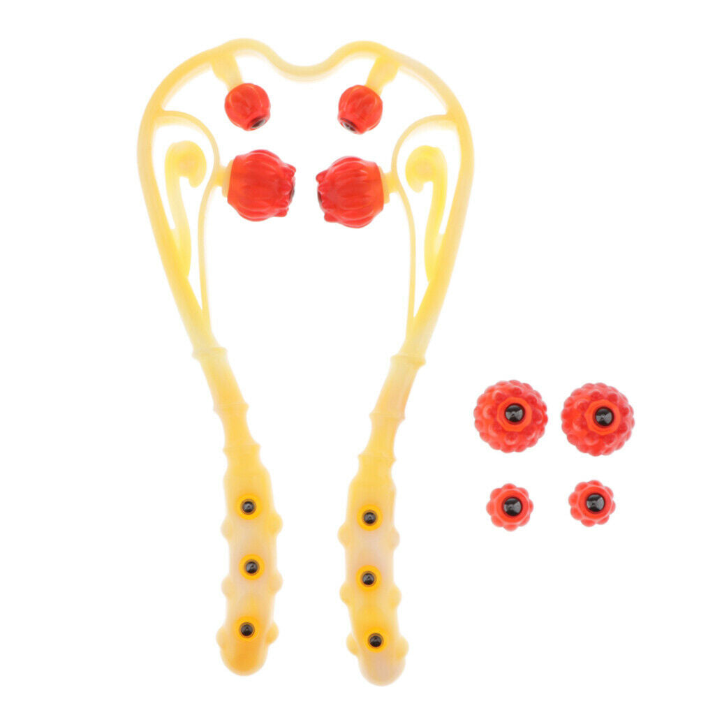 4 Balls Massage Device, Shiatsu Cervical Massager, Back Neck Massage Tool for