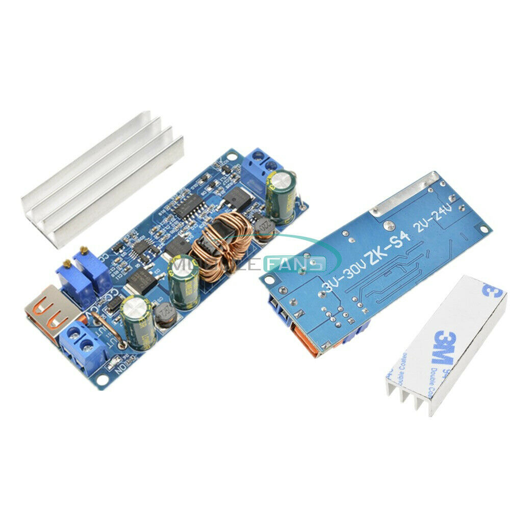 80W DC-DC 2-24V to 3-30 Step Up Module High Power USB Constant Voltage Converter