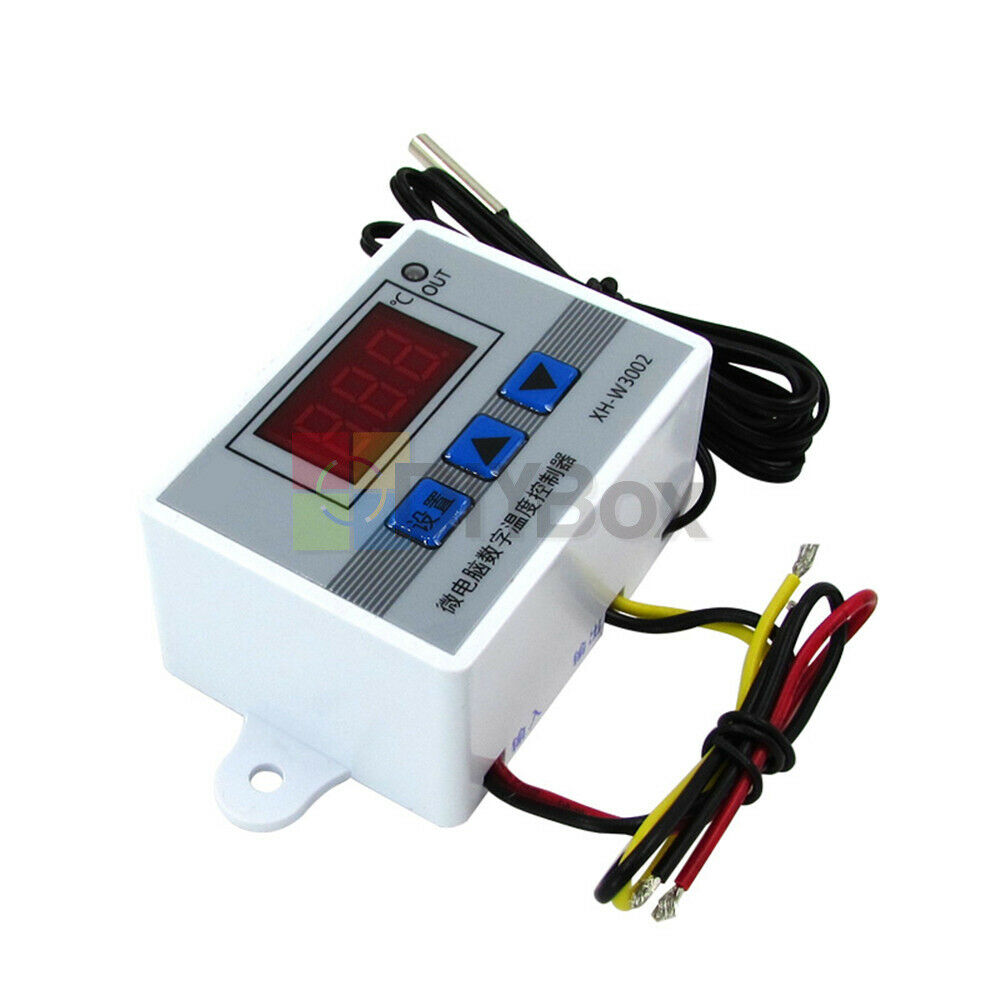 W3002 LED Temperature Controller Digital Thermostat with Transformer AC 110-220V
