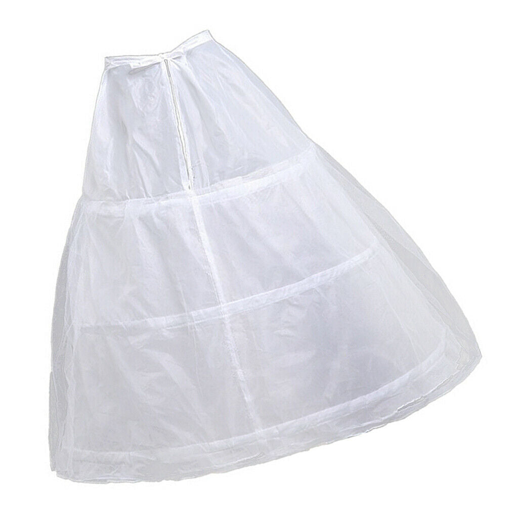 3 Hoop Children Petticoat Slips Girls Bridal Crinoline Underskirts 301