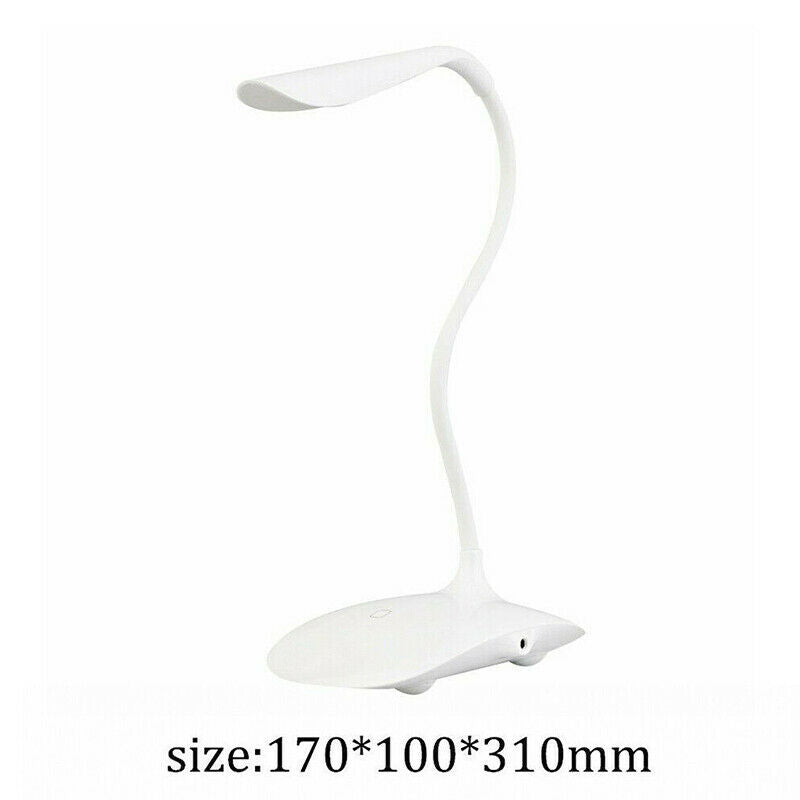 USB Recharge Study Reading Light 14LED Touch Sensor 3 Mode Bed Desk Table Lamp