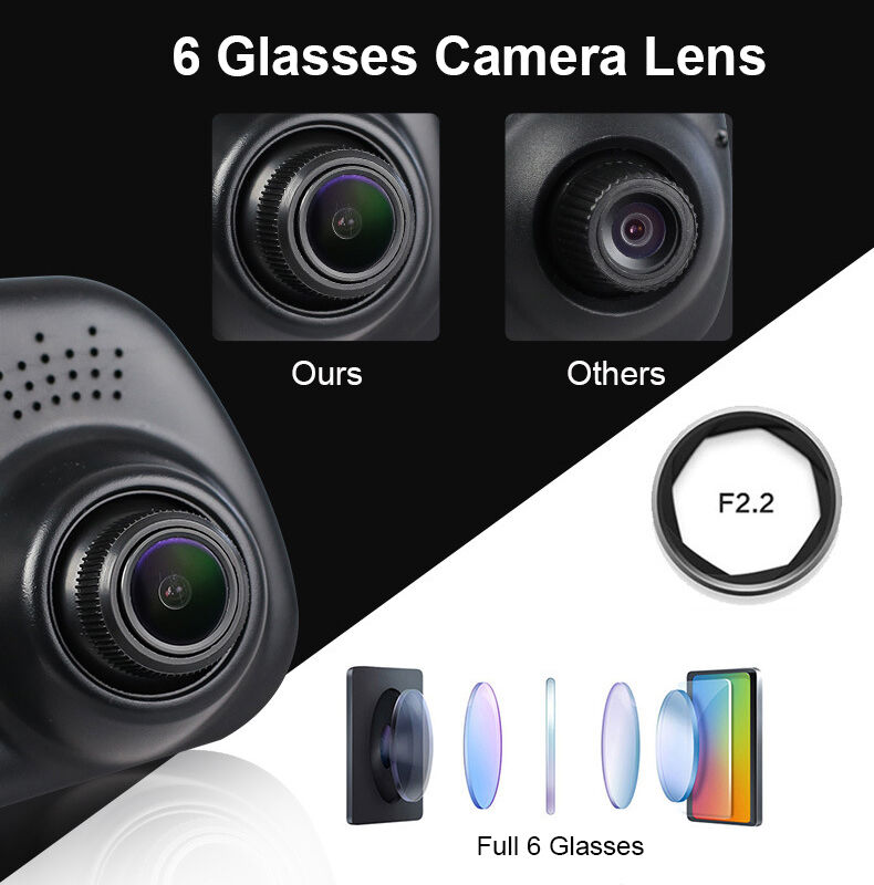 4.3" HD Car DVR Dash Camera Dual Cam Vehicle Front Rear DVR Lens Video Recorder