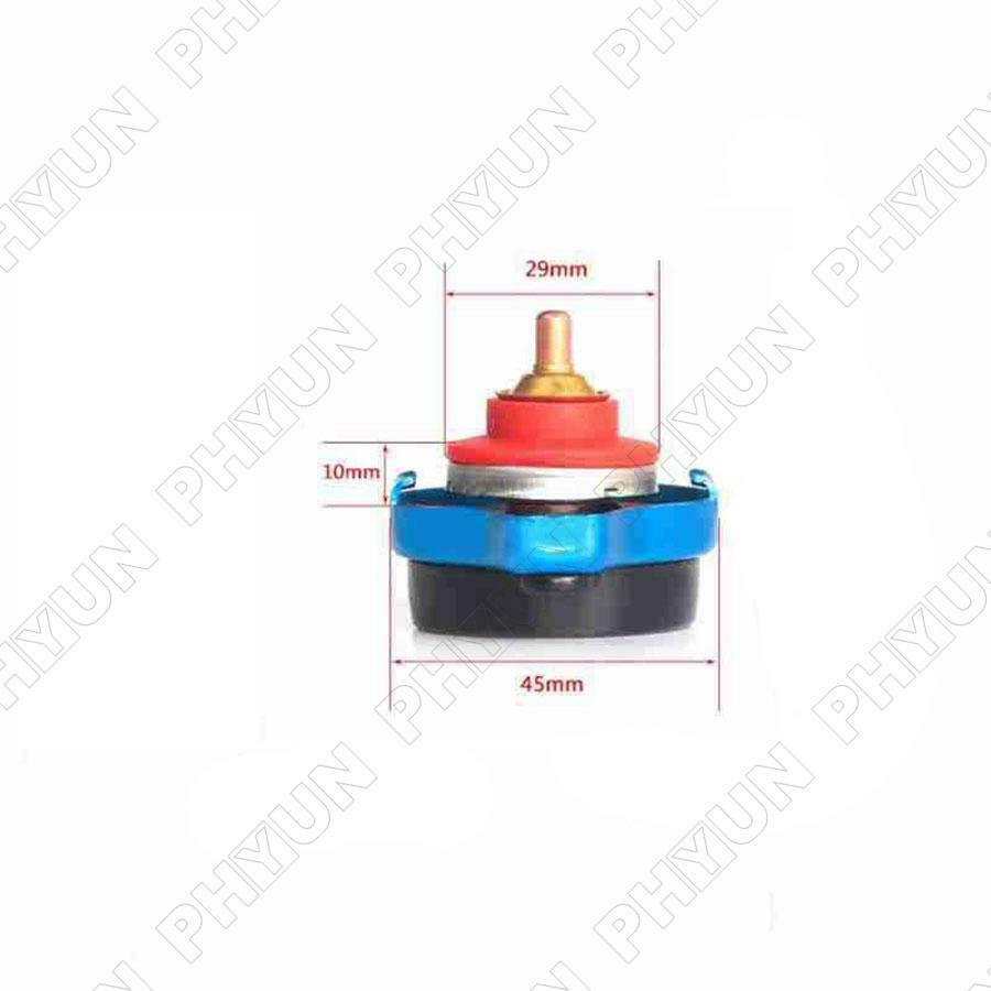 1.1Bar Thermo Thermostatic Radiator Cap Cover Water Temperature Gauge Accessory