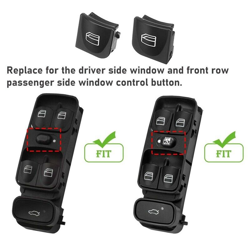 Window Switch Button Covers for Mercedes Benz W203 W208 C Clk Class Front LeftZ8