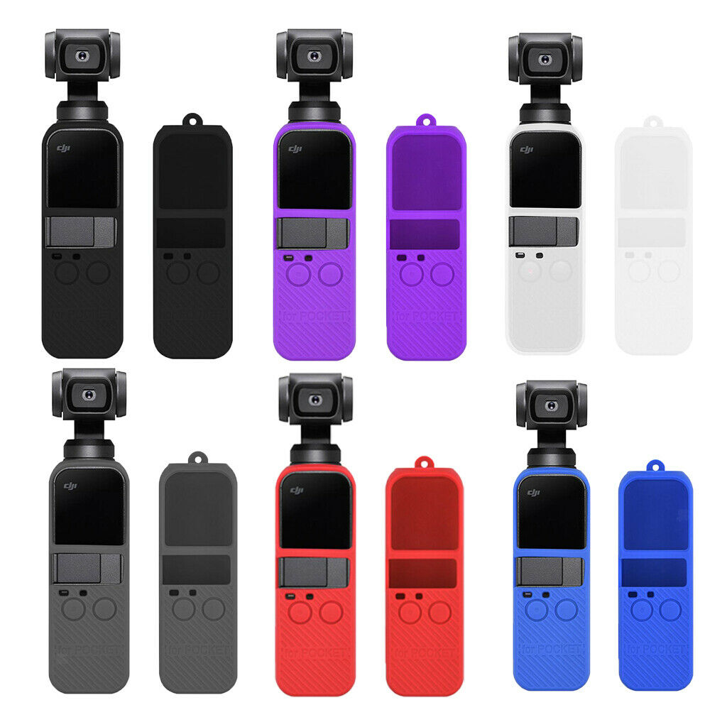 Silicone Case Cover Skin Shell for DJI OSMO Pocket Gimbal Camera  Red