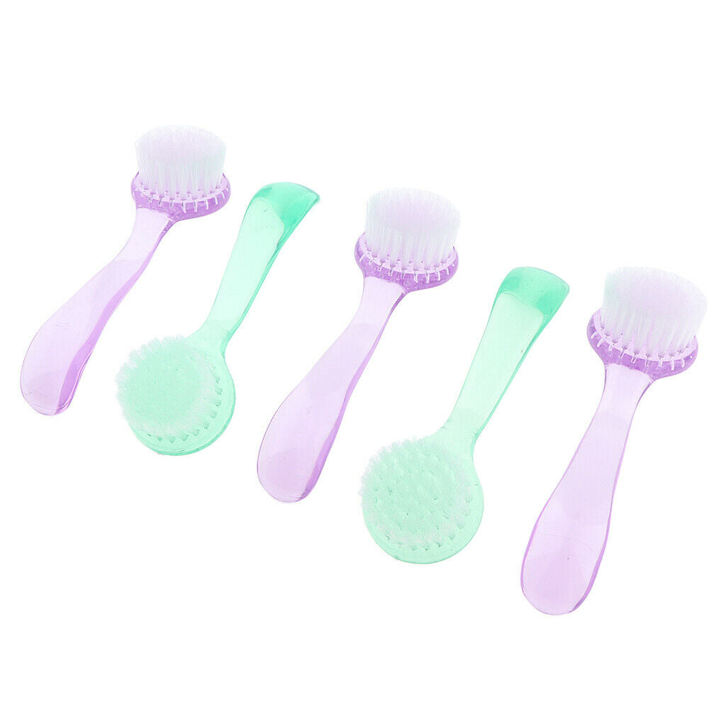 Soft  Nail Brush with Handle, 5 Hand Cleaning Brushes