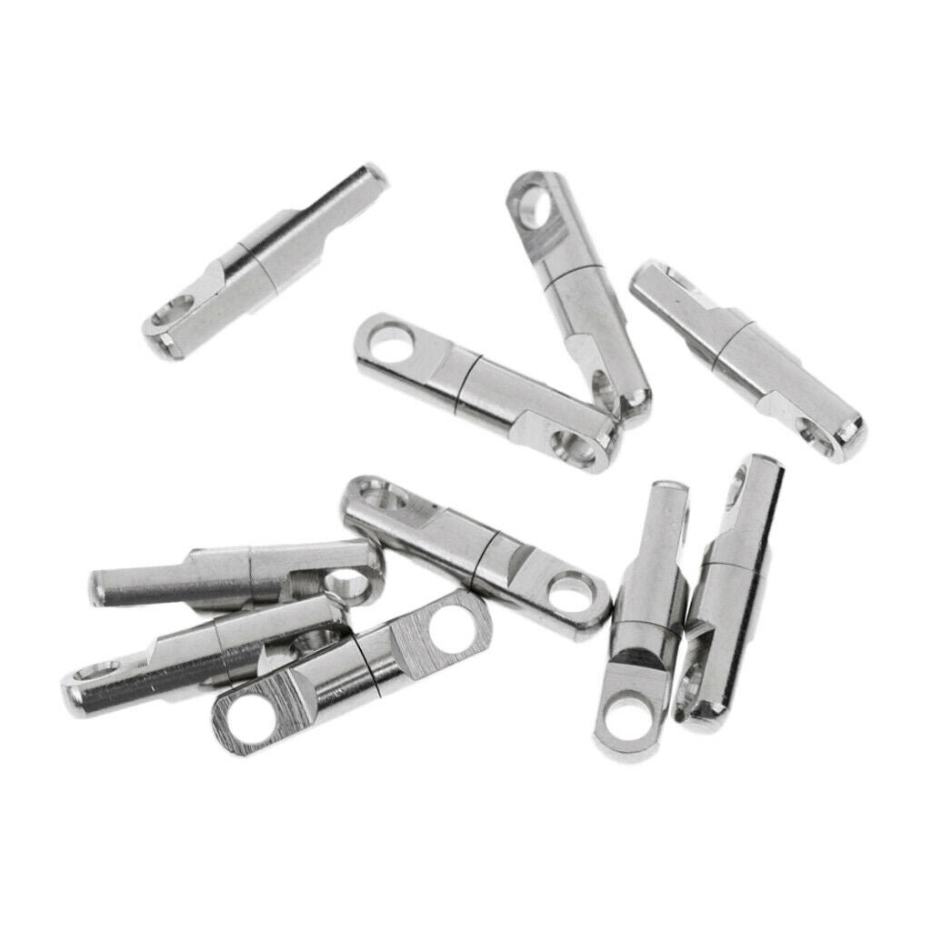 2X 10pcs Fishing Ball Bearing Swivels Heavy Duty Fishing Swivels 7mm
