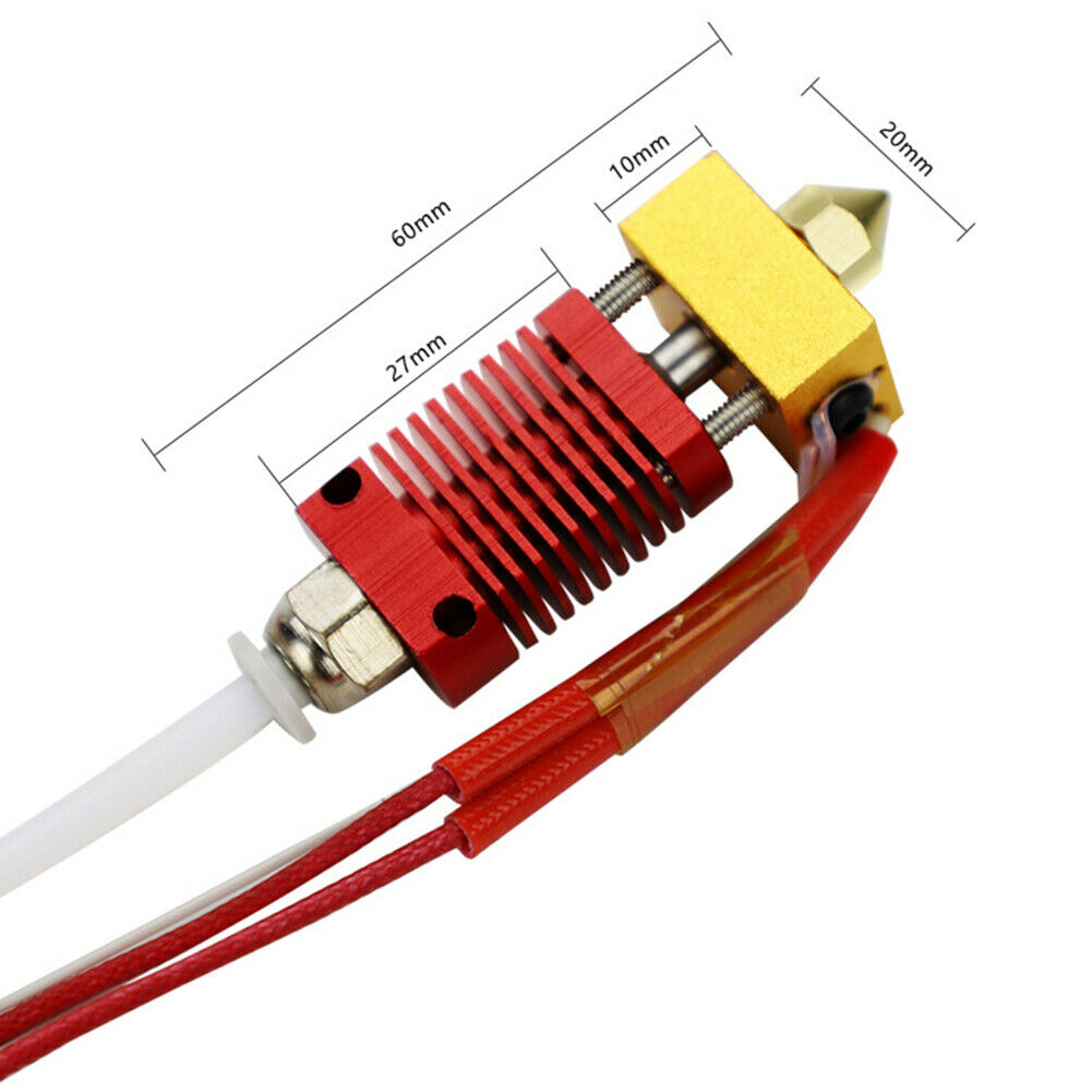 9Pcs/Set Assembled Extruder Hot end with Capricorn PTFE Tube for Ender 3/3 Pro