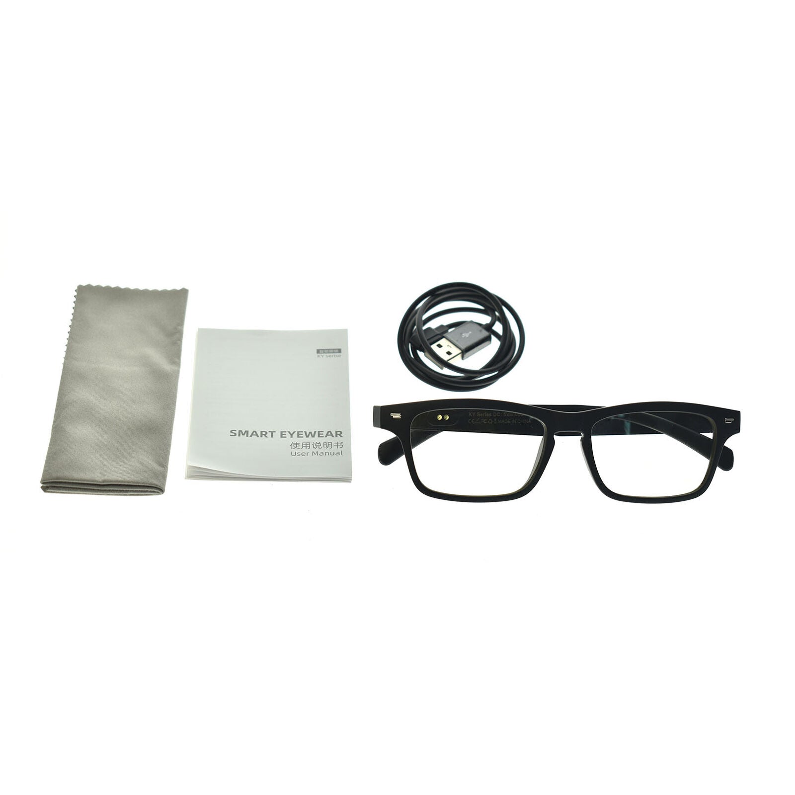 Smart Glasses Bluetooth Polarized Sunglasses Bone Conduction Headphone Headset