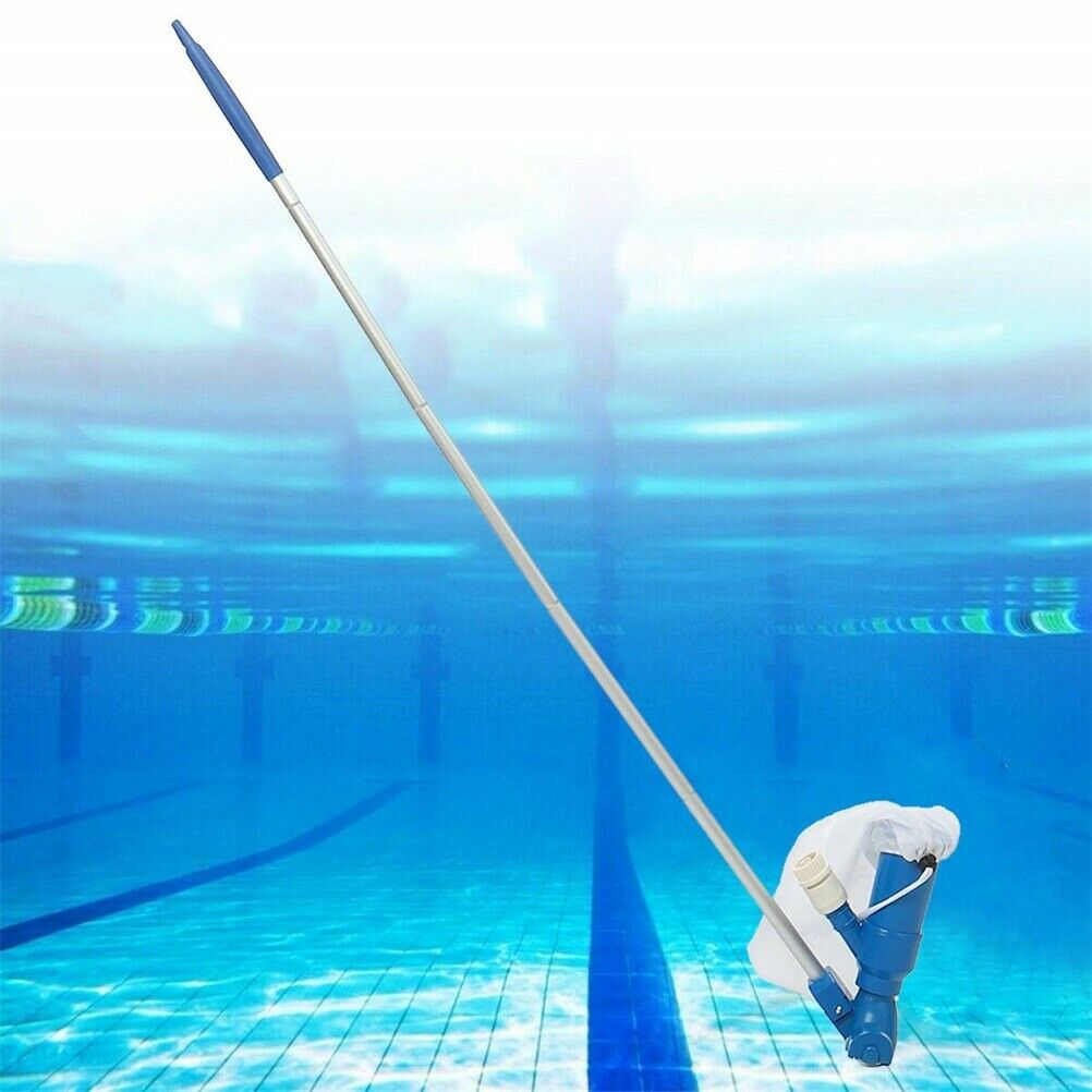 Swimming Pool Skimmer Net with Telescopic Pole Kit for Fast Cleaning of Debris