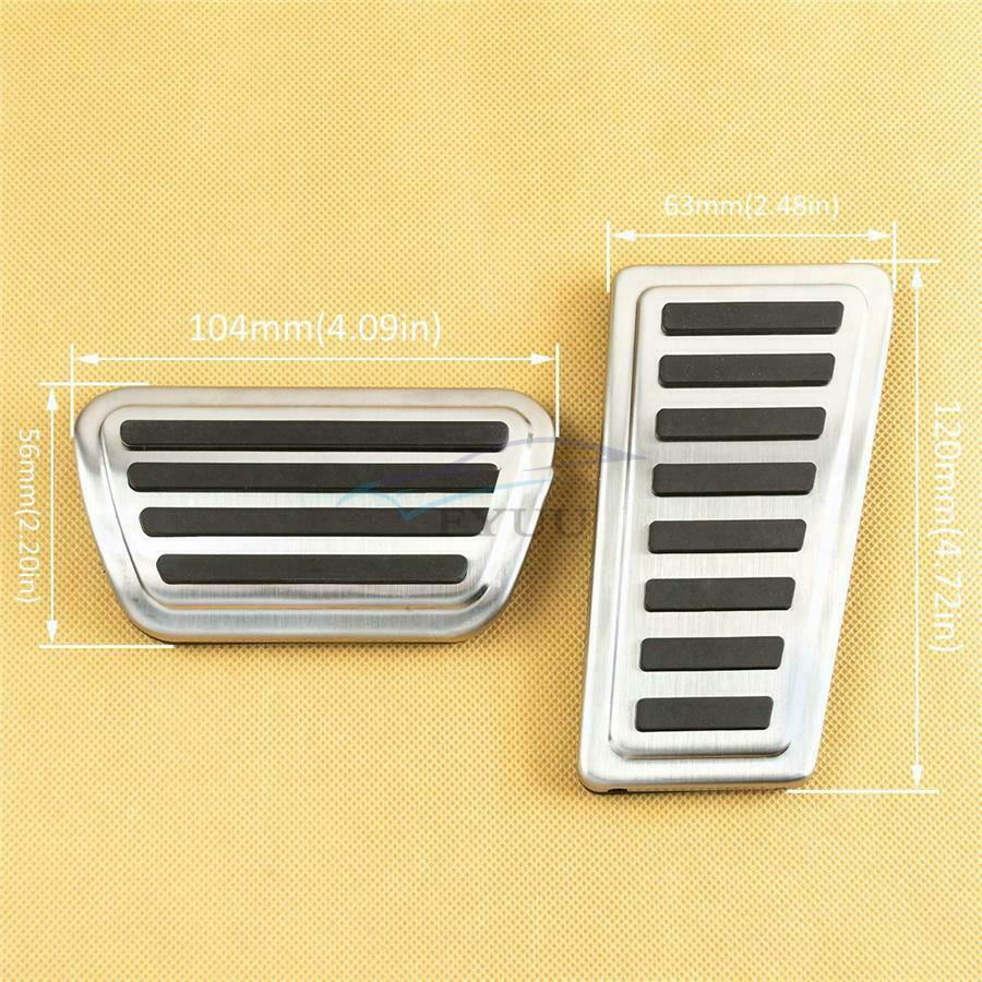 1Set Autocar Gas Brake Pedal Pad Cover Accessories For 19-21 Dodge Ram 2500 3500