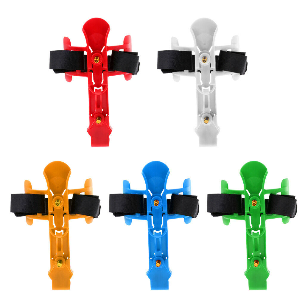 Cycling Adjustable Plastic Water Bottle Holder Cages with 2 Screws White