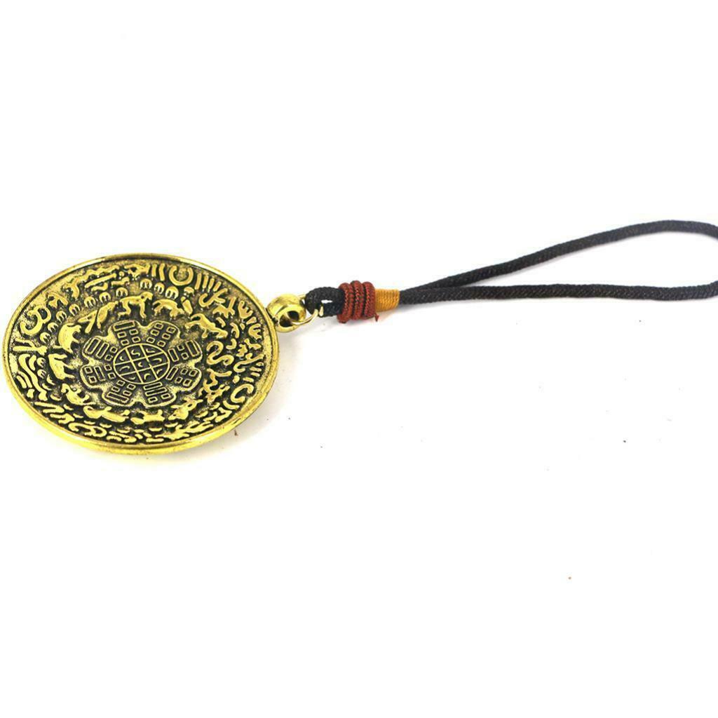 Tibetan Buddhism Eight-diagram-shaped appetizer Amulet Hang Penadnt