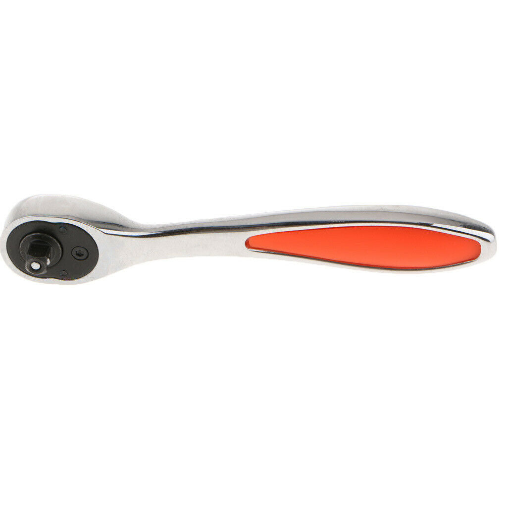 Mirror Steel Fast Rapid Ratchet Wrench Spanner Hand Repair Tool  6.35mm