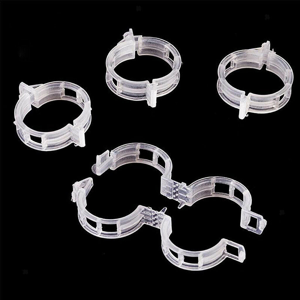200pcs Plastic Plant Support Clips Cucumber Garden Planting Trellis Clips