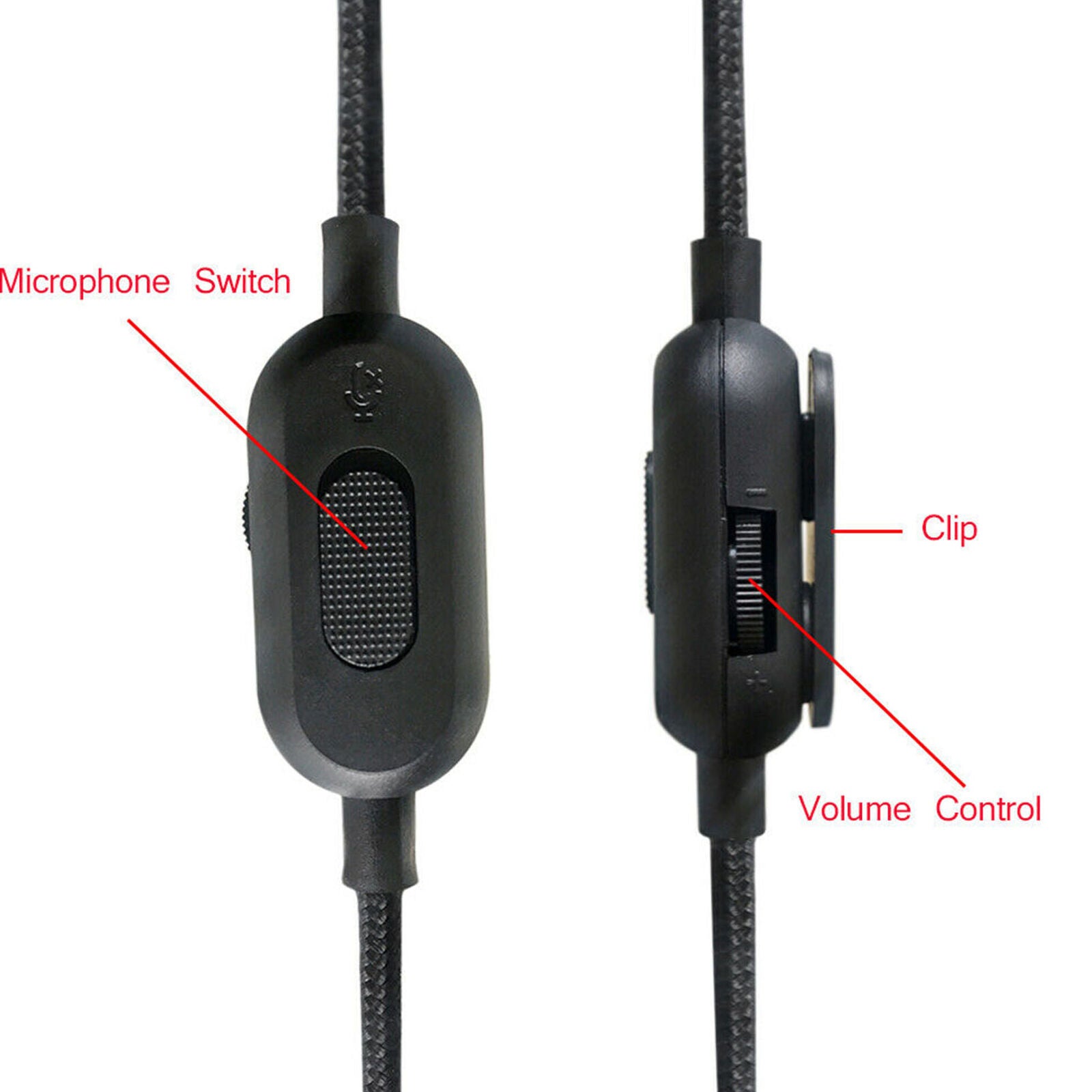 Replacement Cord for Logitech G433/233/G Pro/G Pro X/HyperX Cloud Alpha/Xbox One