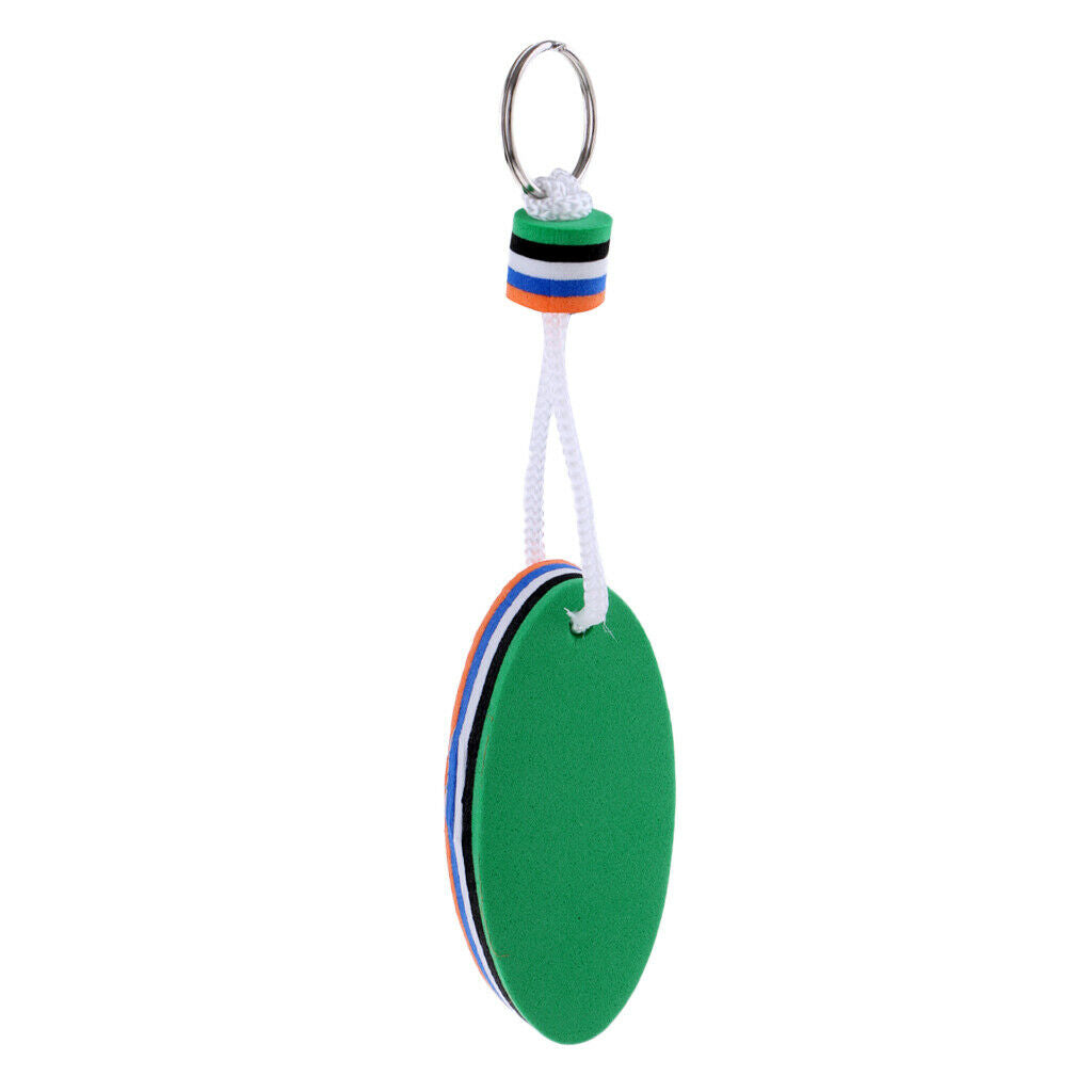 4Pcs Marine Boating Sailing Boat Float Floating Keychain Foam Keyring Key Ring