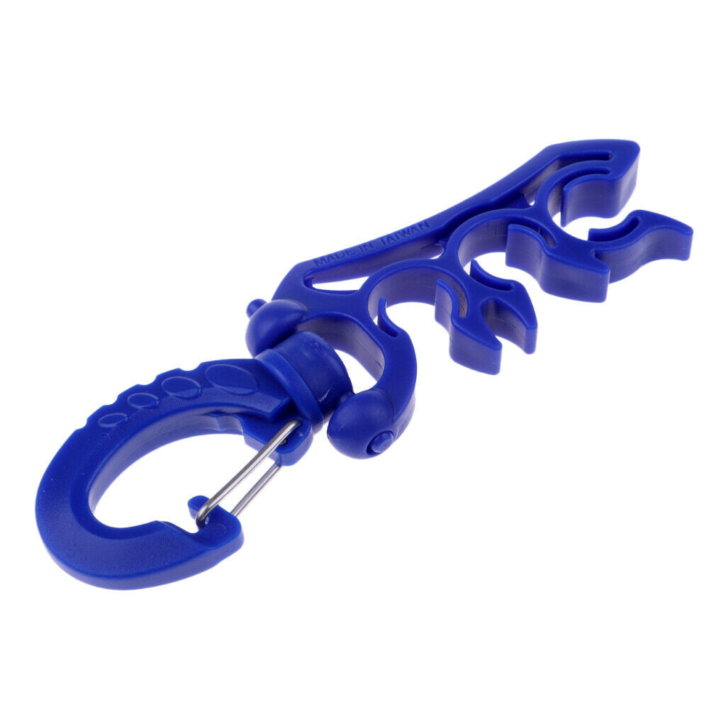 3Pcs Scuba Diving Triple 3 BCD Hose Holder Retainer & Folding Snap Equipment