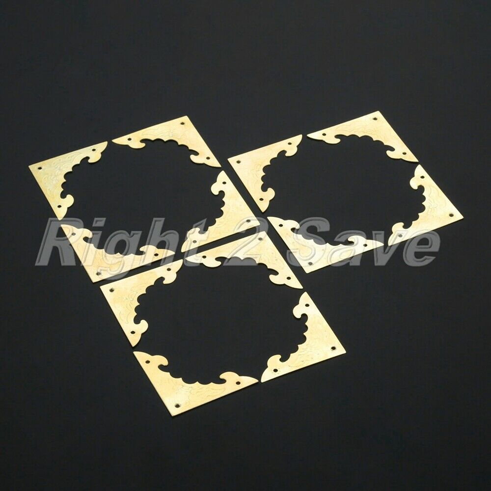 12x 40mm Jewelry Box Gift Wine Case Scrapbook Album Corner Protectors Decorative