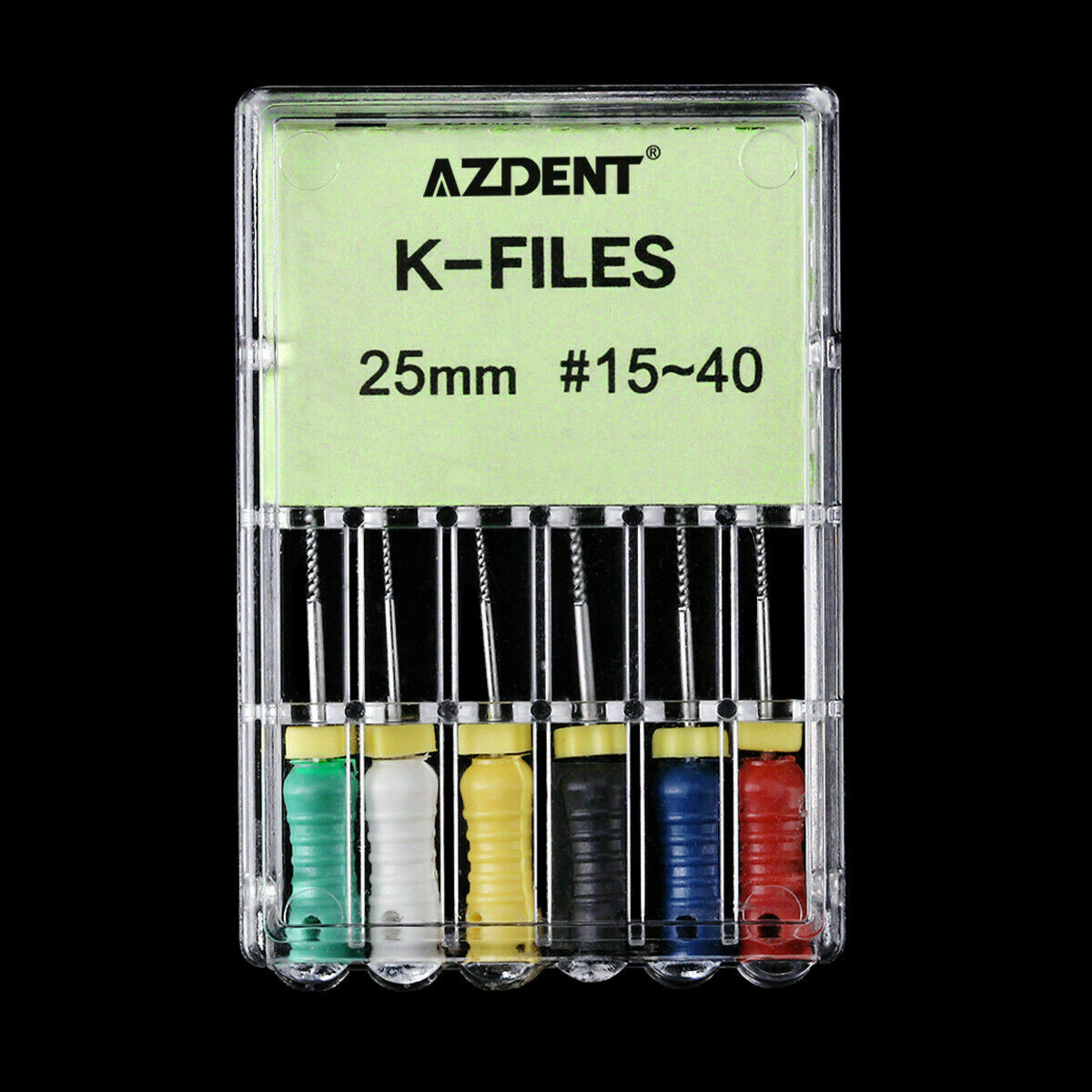 50Box Dental Hand Use File Niti K-files Endodontic Root Canal #15-40 25mm AZDENT
