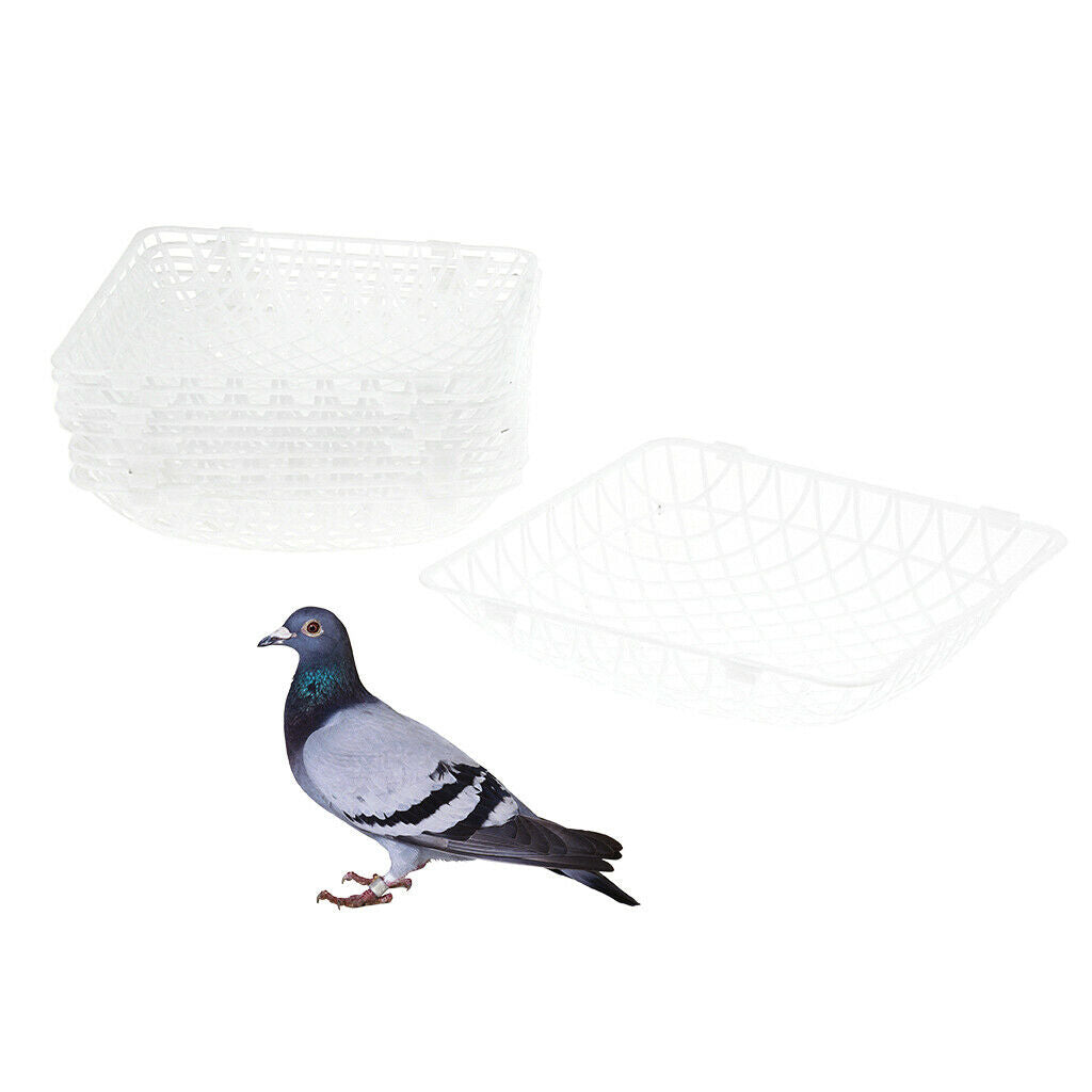 20Pcs Pigeon Bird Plastic Cage Nest, Eggs Hatching Tool Cage Accessories