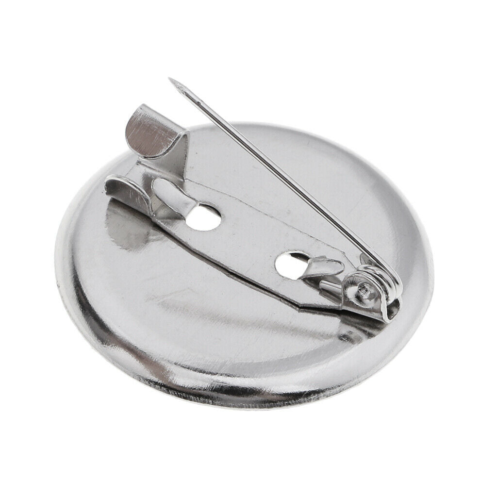 10   Pieces   Semi - Finished   Badge   Button   Supplies   Brooch   Blank
